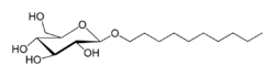 アルキルグルコシド（デシルグルコシド）の構造